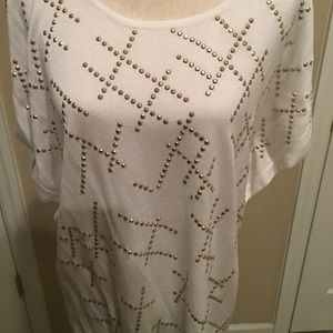 Belldini White short sleeve Sweater NWT! BUNDLE TOPS!!